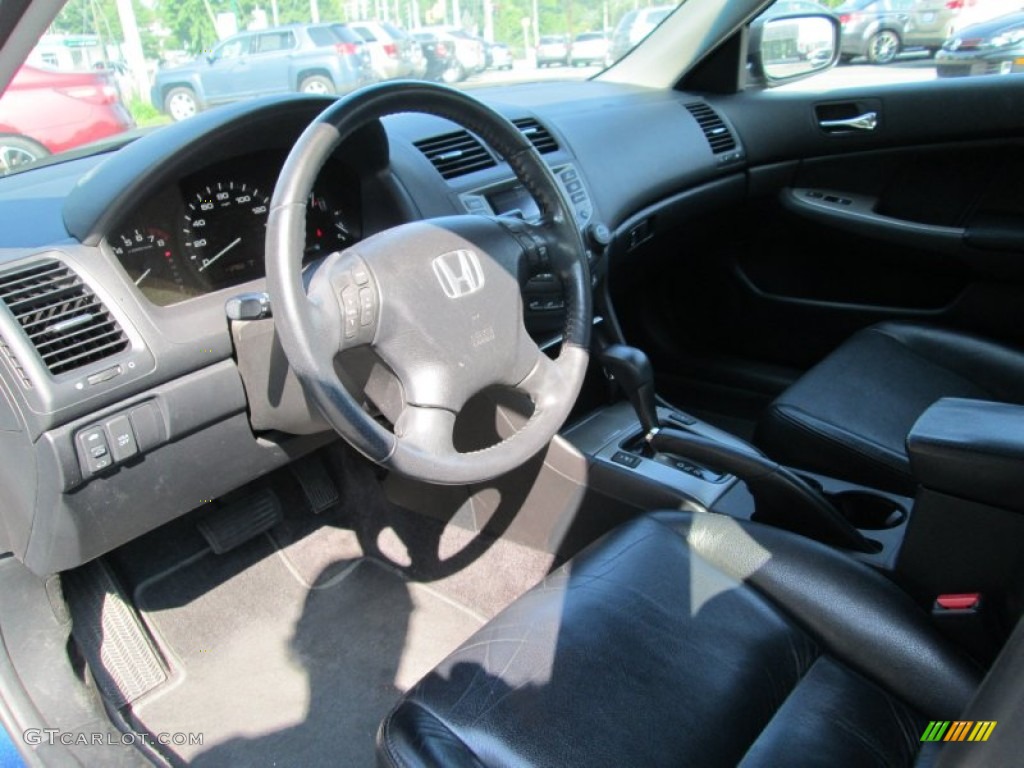 2006 Accord EX-L V6 Sedan - Sapphire Blue Pearl / Gray photo #10