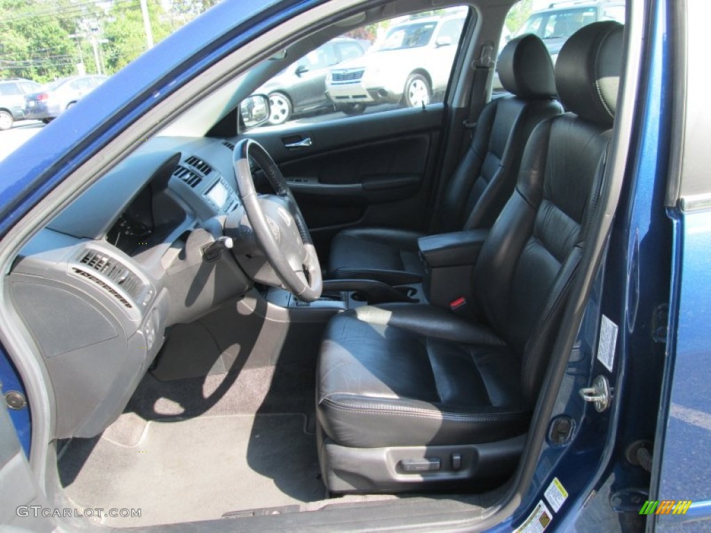 2006 Accord EX-L V6 Sedan - Sapphire Blue Pearl / Gray photo #11