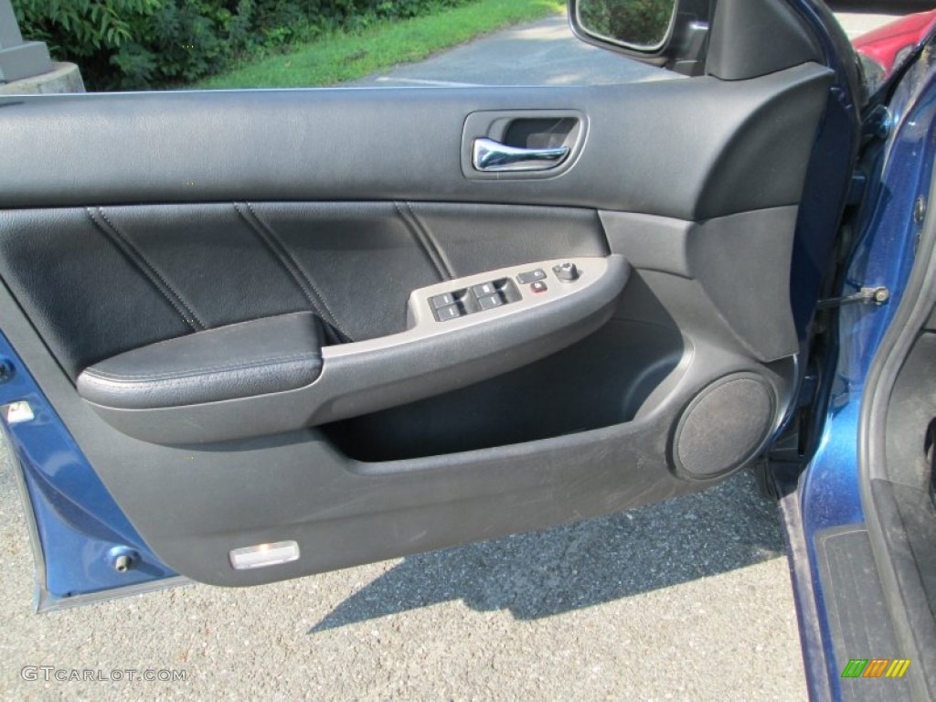 2006 Accord EX-L V6 Sedan - Sapphire Blue Pearl / Gray photo #12