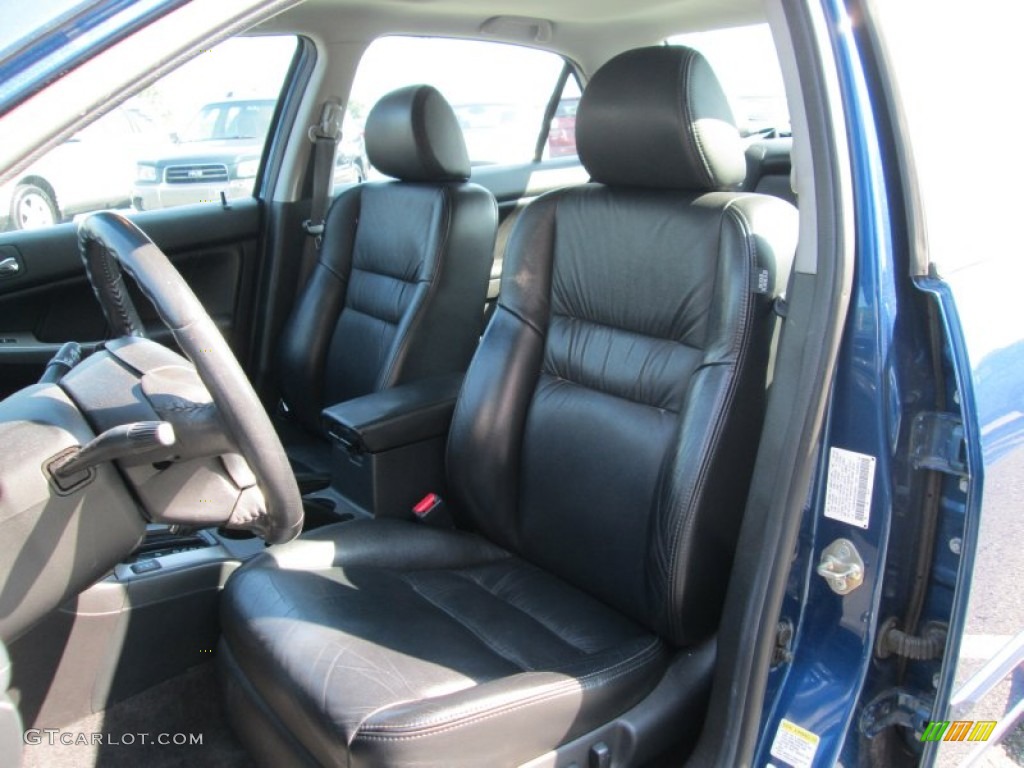 2006 Accord EX-L V6 Sedan - Sapphire Blue Pearl / Gray photo #14