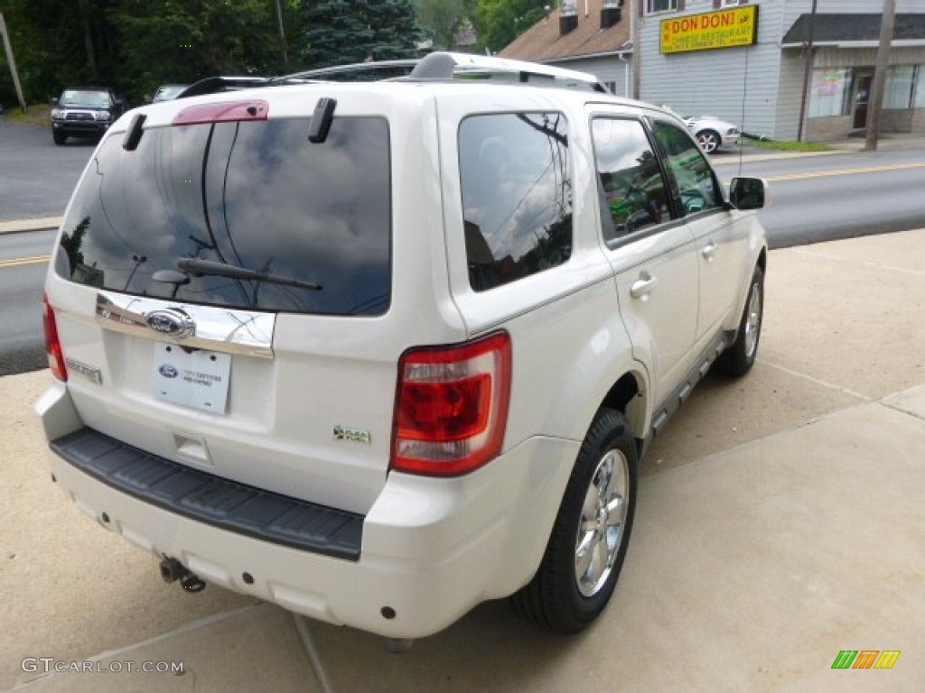 2012 Escape Limited V6 4WD - White Suede / Charcoal Black photo #5