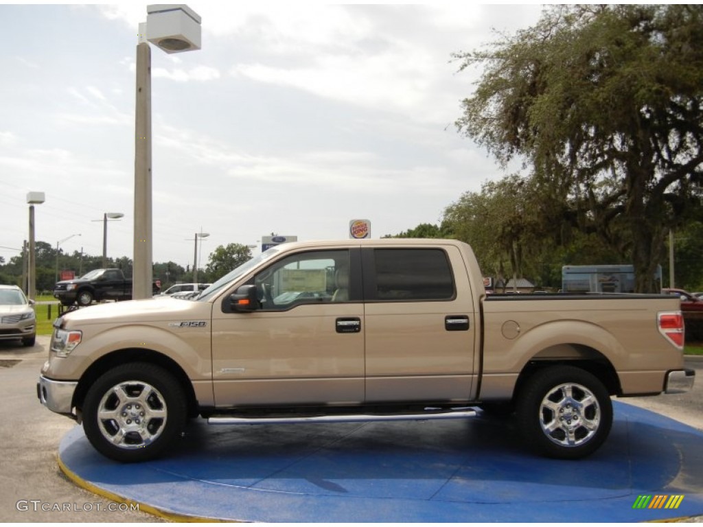 2014 F150 XLT SuperCrew - Pale Adobe / Pale Adobe photo #2