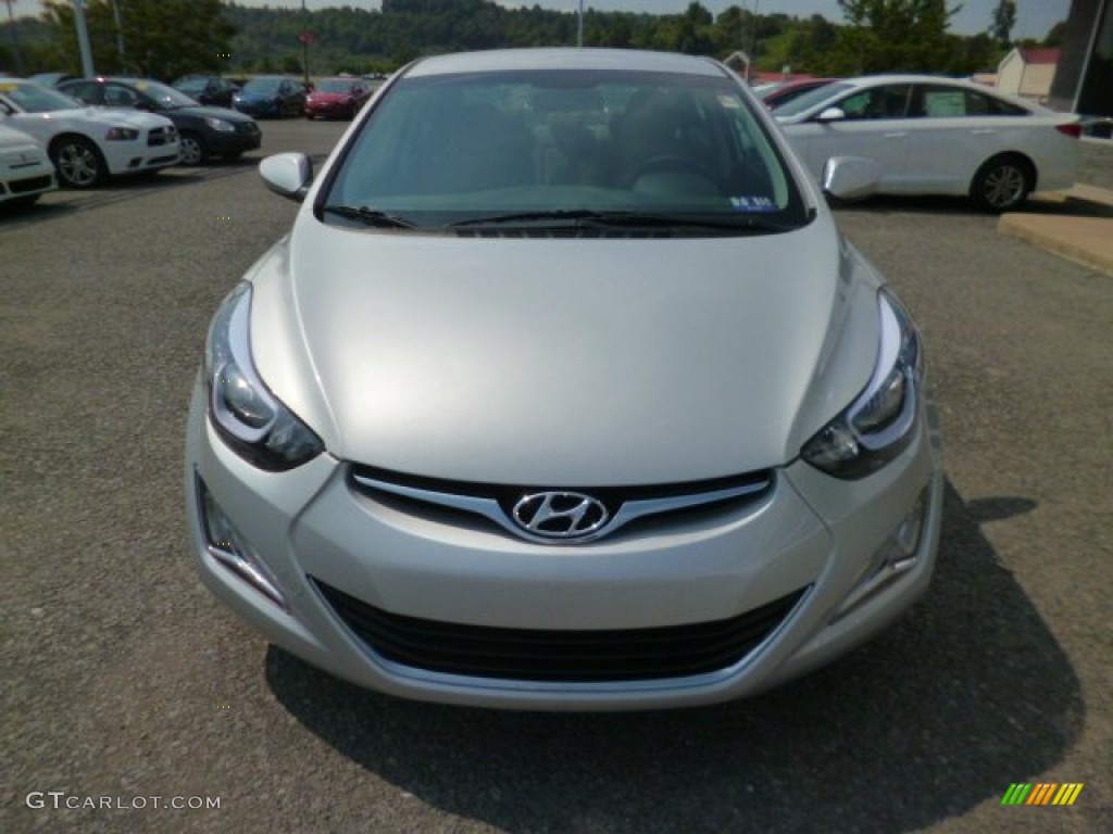 2015 Elantra SE Sedan - Shimmering Air Silver / Gray photo #2