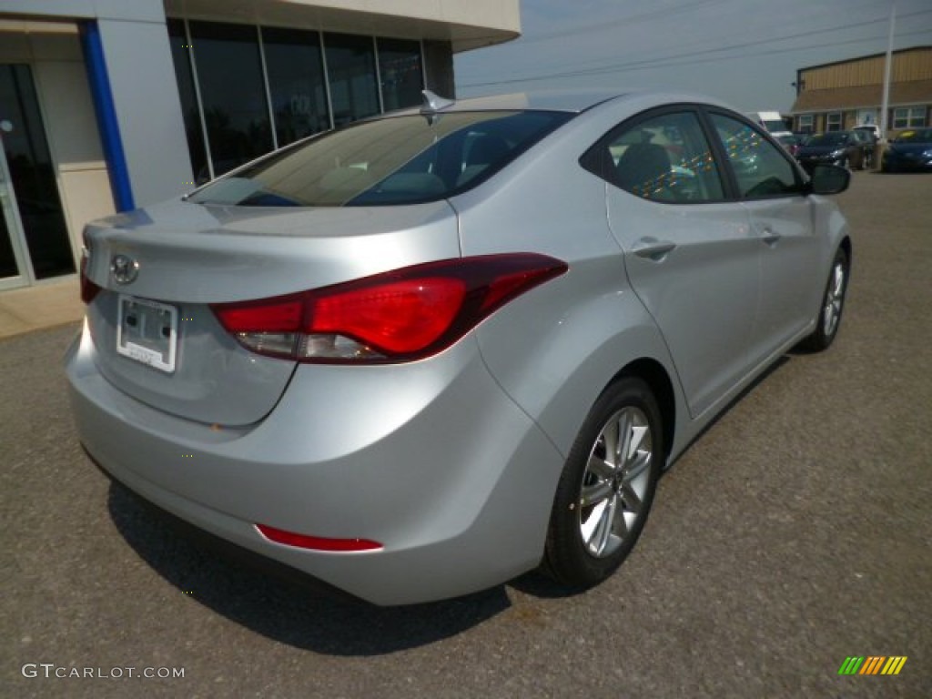 2015 Elantra SE Sedan - Shimmering Air Silver / Gray photo #7