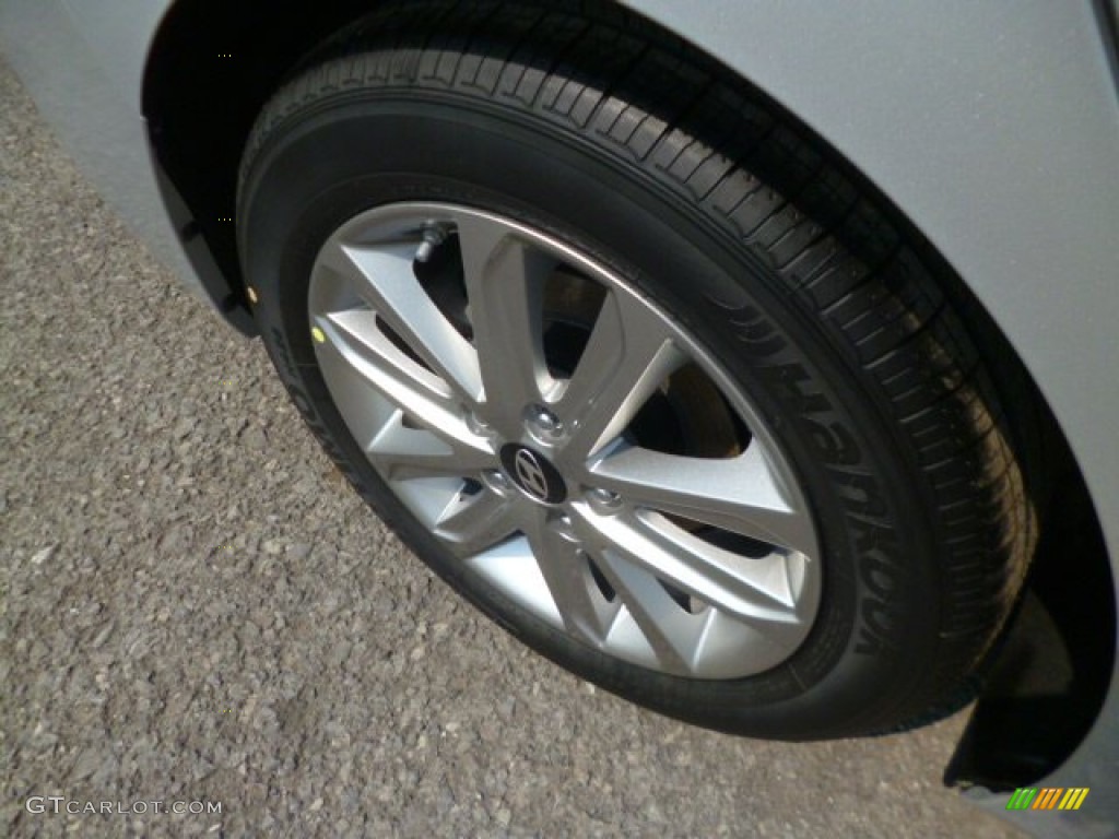 2015 Elantra SE Sedan - Shimmering Air Silver / Gray photo #8