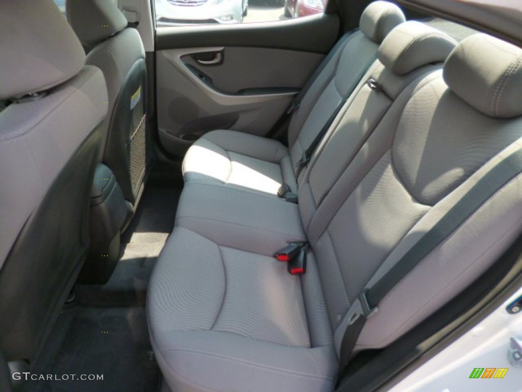 2015 Elantra SE Sedan - Shimmering Air Silver / Gray photo #12