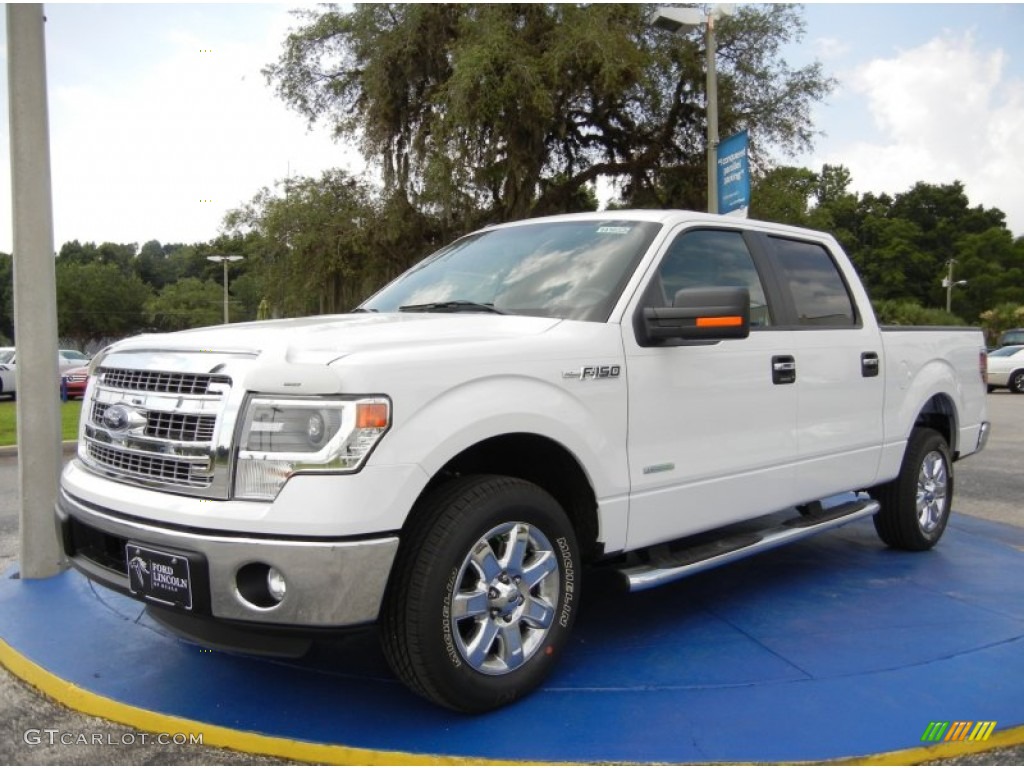 2014 F150 XLT SuperCrew - Oxford White / Steel Grey photo #1