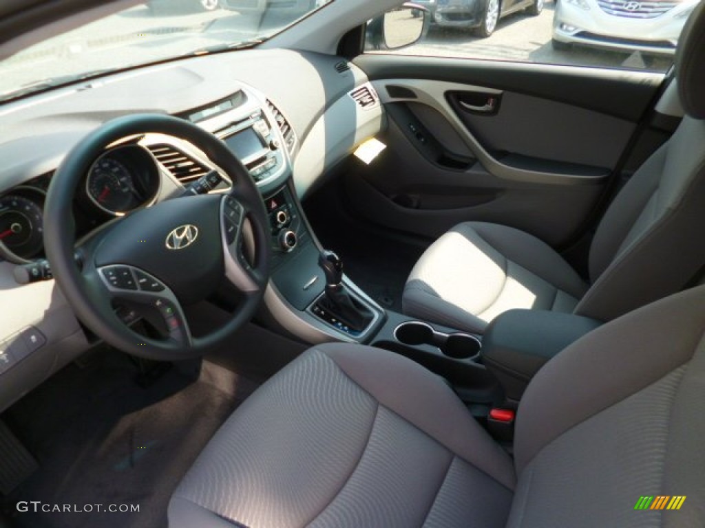 2015 Elantra SE Sedan - Shimmering Air Silver / Gray photo #15