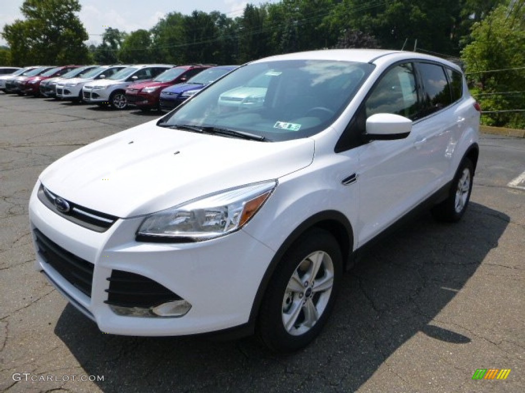 2014 Escape SE 1.6L EcoBoost 4WD - Oxford White / Charcoal Black photo #6