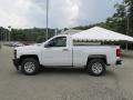 2014 Summit White Chevrolet Silverado 1500 WT Regular Cab 4x4  photo #2