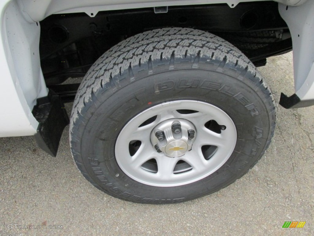 2014 Silverado 1500 WT Regular Cab 4x4 - Summit White / Jet Black/Dark Ash photo #3