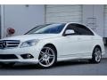 2009 Arctic White Mercedes-Benz C 300 Luxury  photo #2