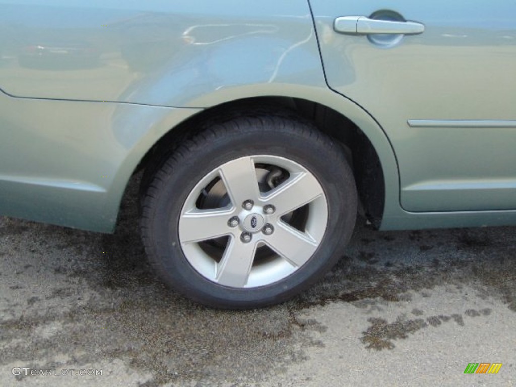 2006 Fusion SE V6 - Titanium Green Metallic / Camel photo #3
