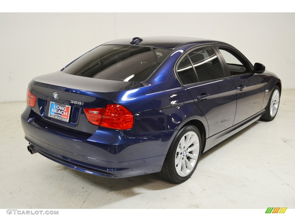 2011 3 Series 328i xDrive Sedan - Deep Sea Blue Metallic / Saddle Brown Dakota Leather photo #5
