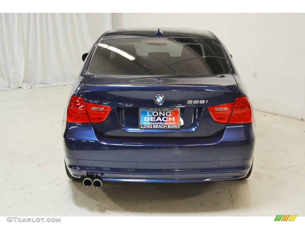 2011 3 Series 328i xDrive Sedan - Deep Sea Blue Metallic / Saddle Brown Dakota Leather photo #7