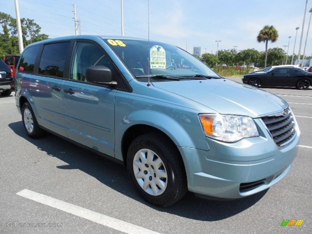 Clearwater Blue Pearlcoat 2008 Chrysler Town & Country LX Exterior Photo #95955302