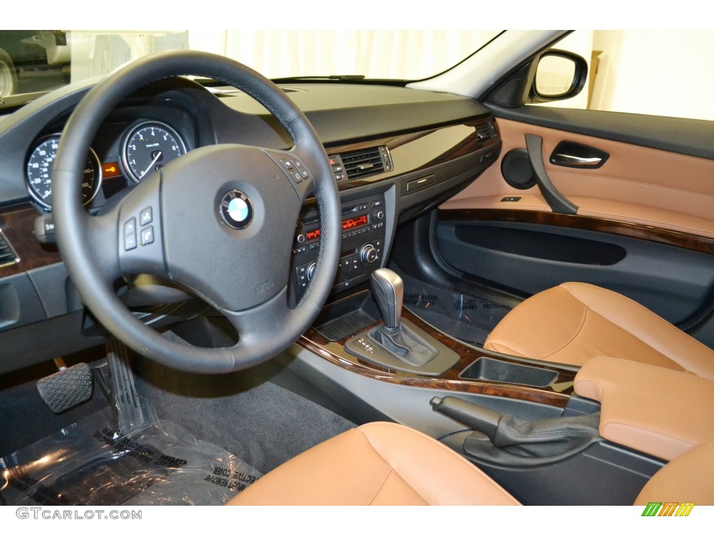 Saddle Brown Dakota Leather Interior 2011 BMW 3 Series 328i xDrive Sedan Photo #95955337