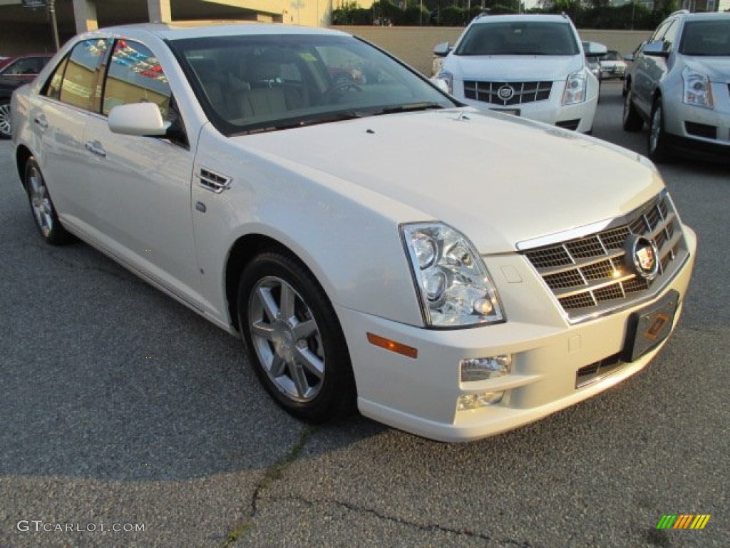 2009 STS 4 V6 AWD - White Diamond Tricoat / Cashmere photo #2