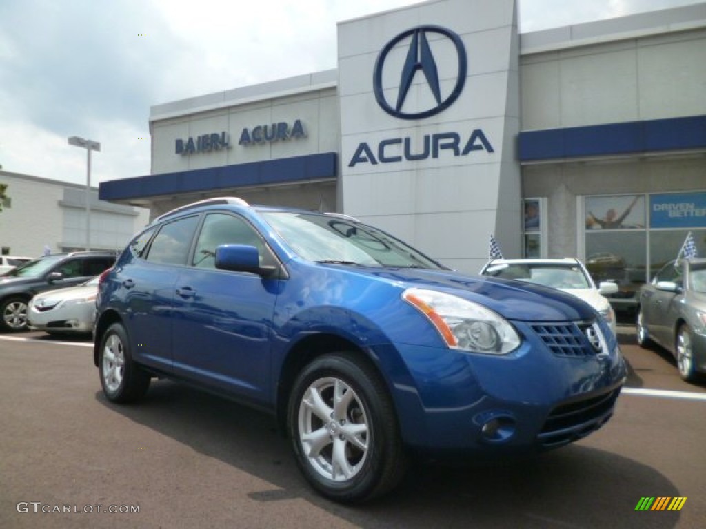 2008 Rogue SL AWD - Indigo Blue Metallic / Gray photo #1