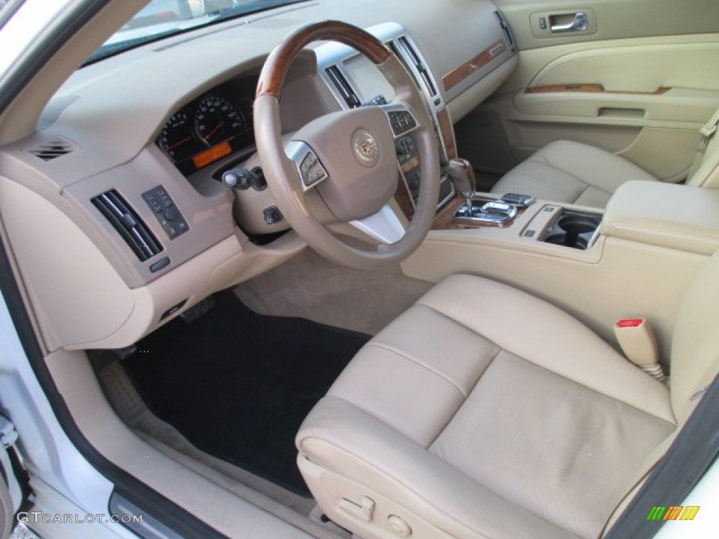 2009 STS 4 V6 AWD - White Diamond Tricoat / Cashmere photo #10