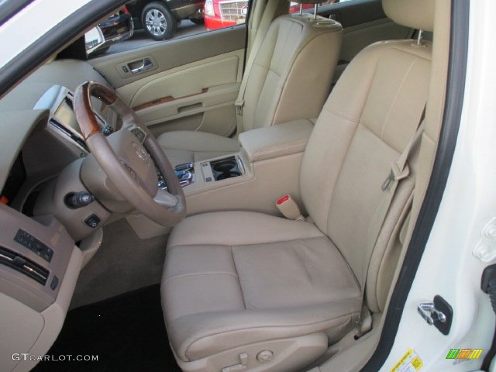 2009 STS 4 V6 AWD - White Diamond Tricoat / Cashmere photo #11