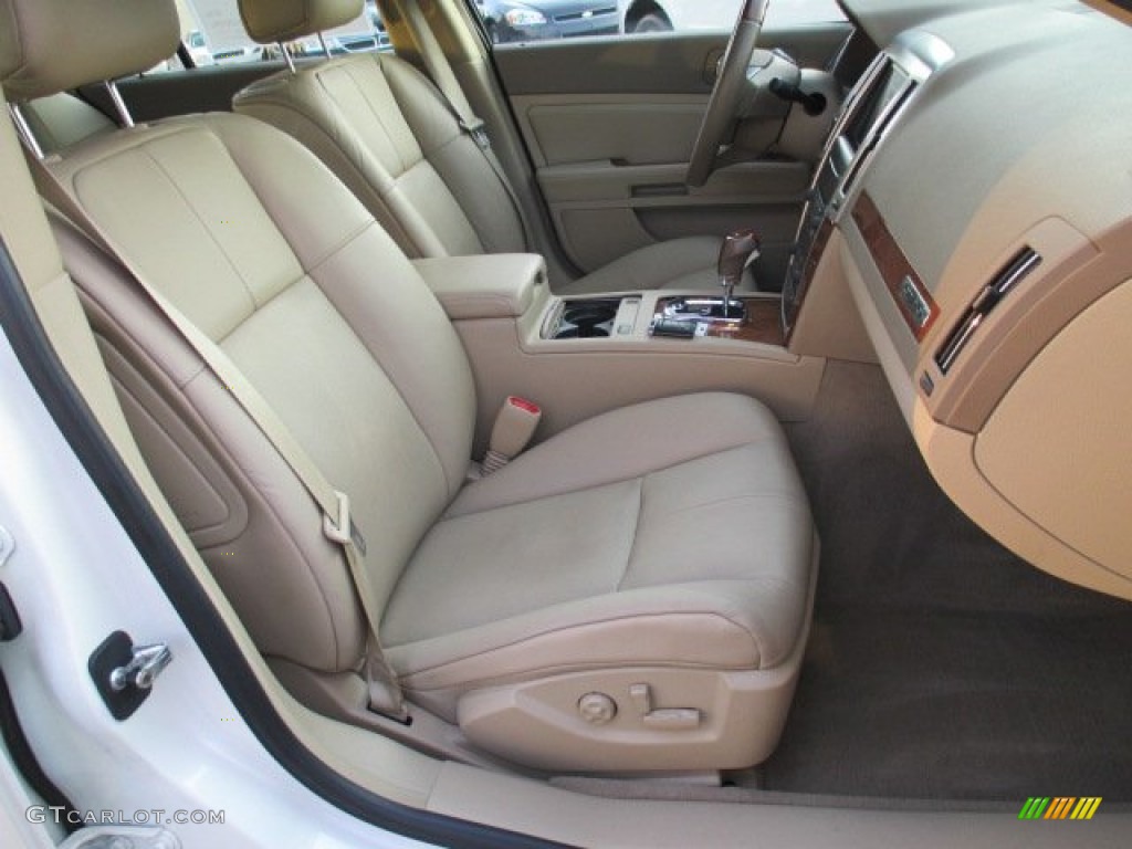 2009 STS 4 V6 AWD - White Diamond Tricoat / Cashmere photo #24