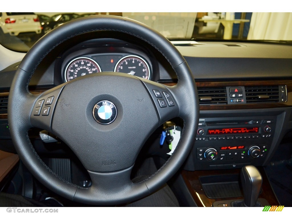 2011 3 Series 328i xDrive Sedan - Deep Sea Blue Metallic / Saddle Brown Dakota Leather photo #25