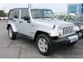 Bright Silver Metallic 2008 Jeep Wrangler Unlimited Sahara 4x4 Exterior