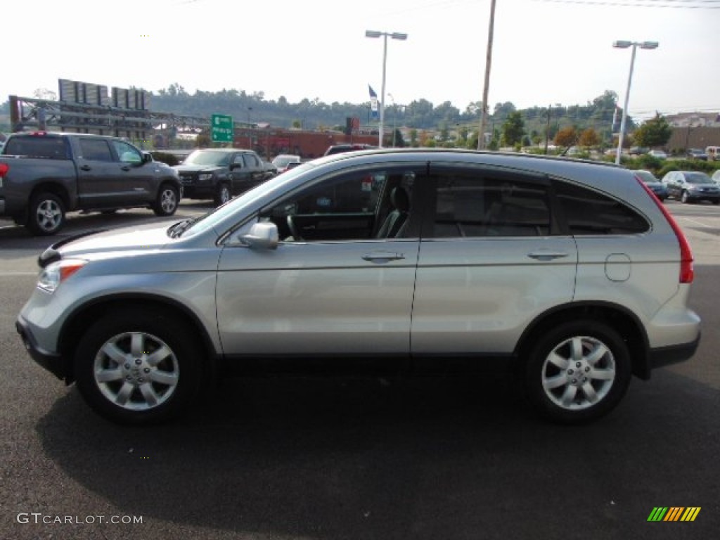 2009 CR-V EX-L 4WD - Alabaster Silver Metallic / Gray photo #6