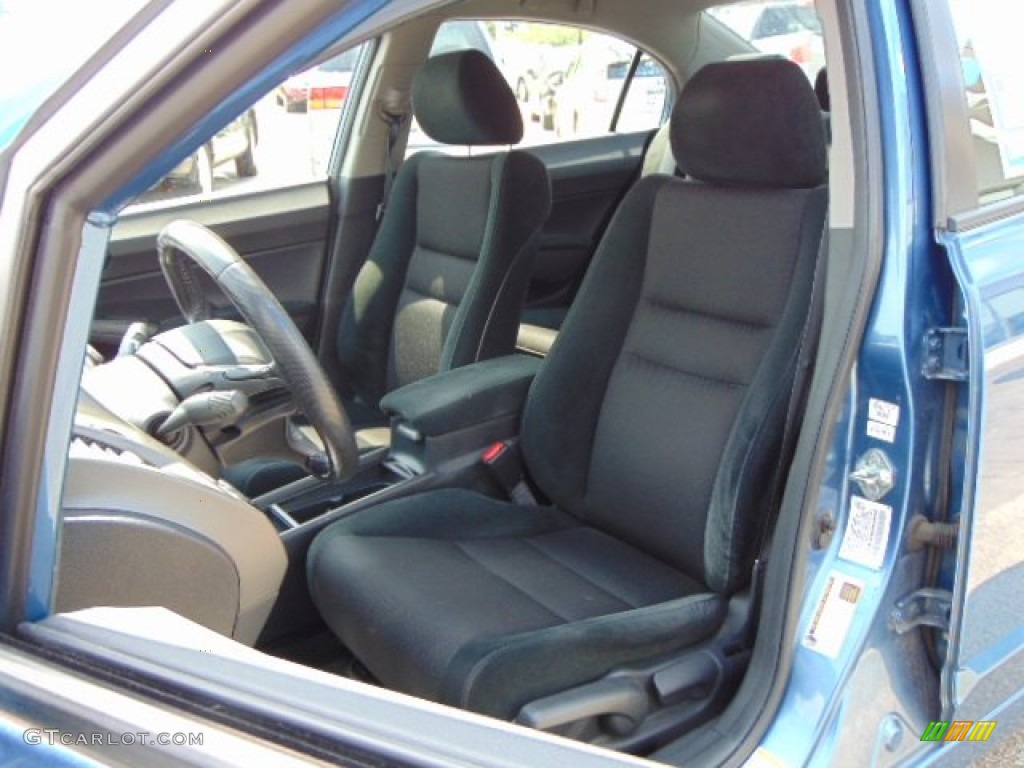 2009 Civic LX-S Sedan - Atomic Blue Metallic / Black photo #12