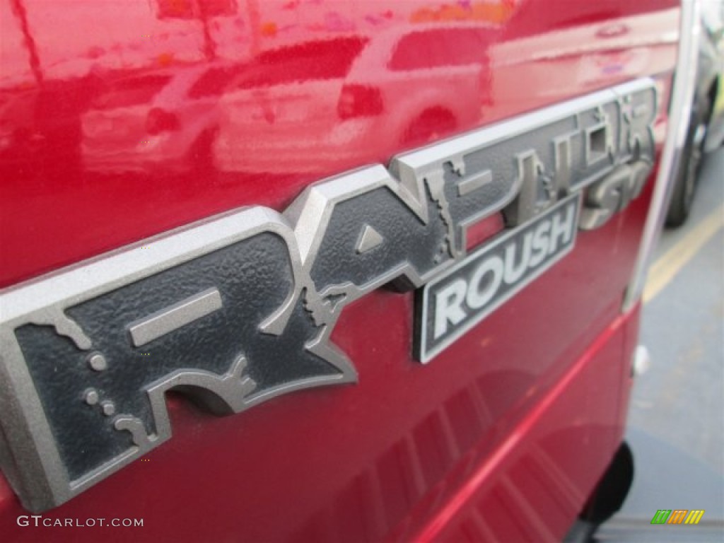 2014 F150 SVT Raptor SuperCrew 4x4 - Ruby Red / Raptor Special Edition Black/Brick Accent photo #8