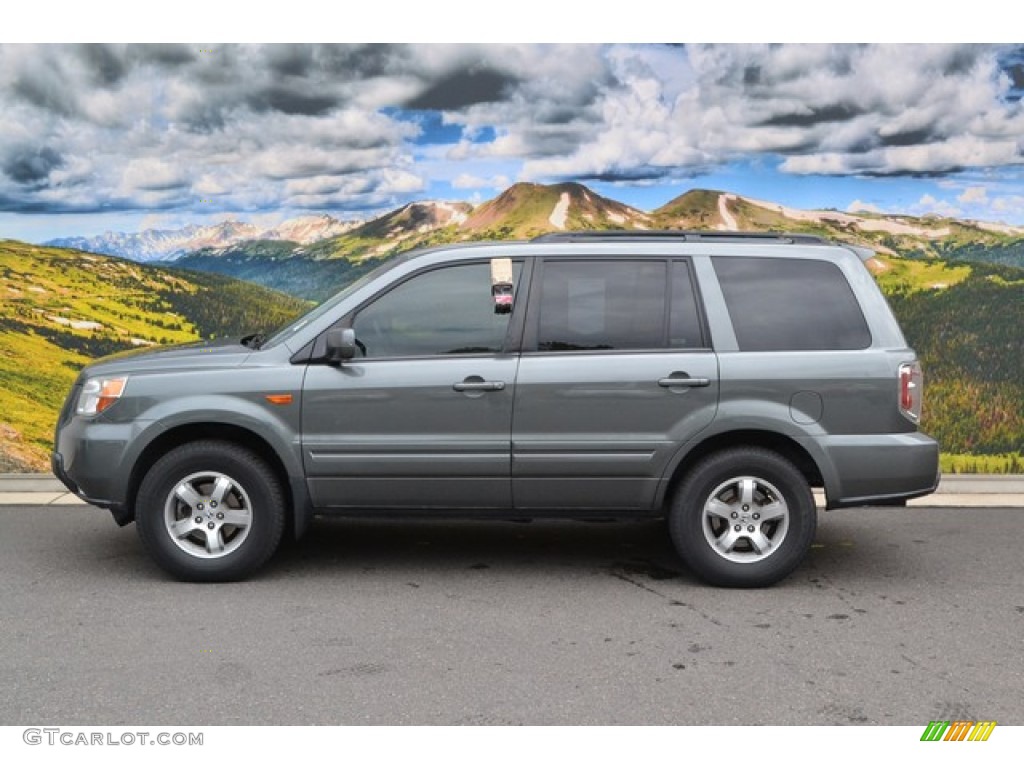 2007 Pilot EX 4WD - Nimbus Gray Metallic / Gray photo #6