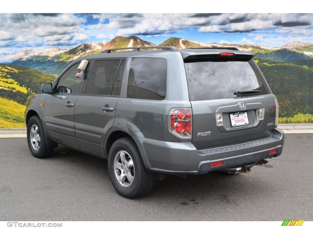 2007 Pilot EX 4WD - Nimbus Gray Metallic / Gray photo #7