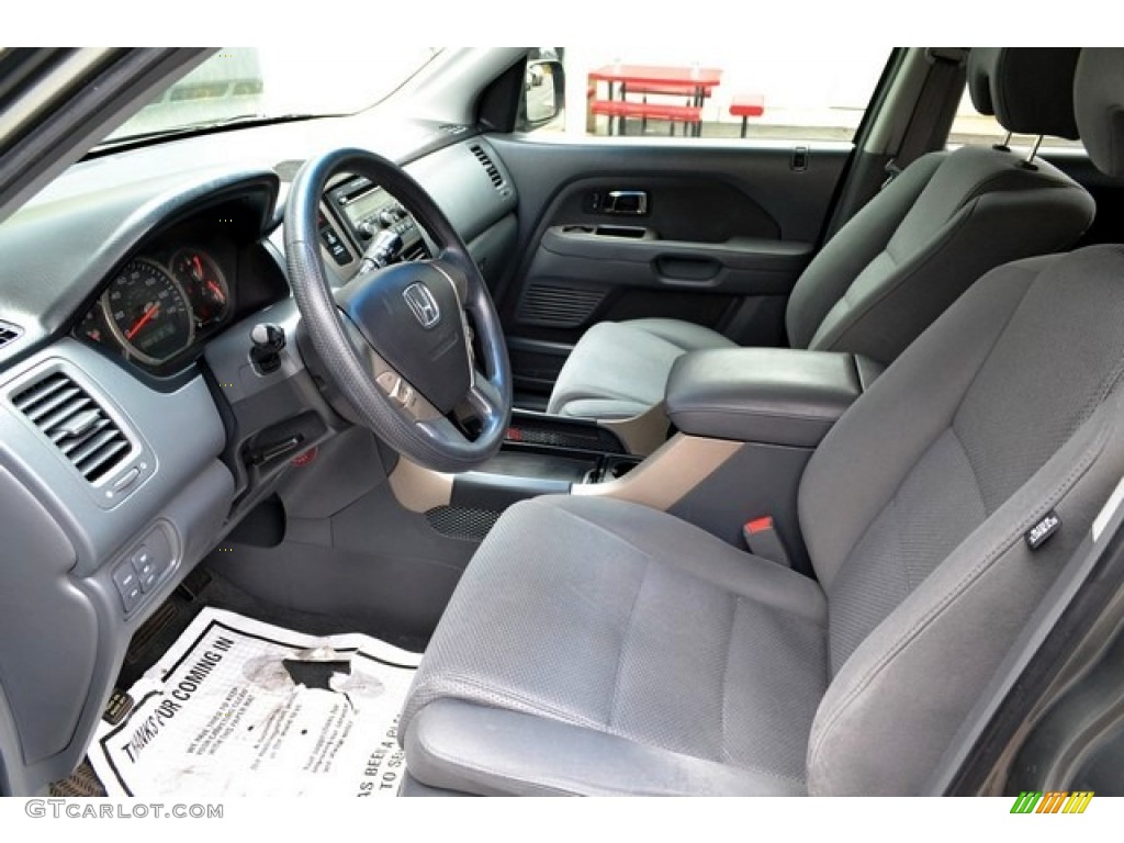 2007 Pilot EX 4WD - Nimbus Gray Metallic / Gray photo #10