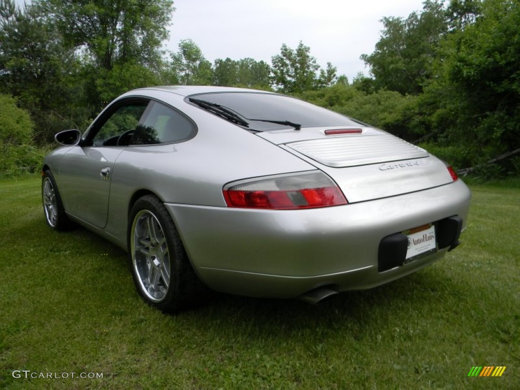 1999 911 Carrera 4 Coupe - Arctic Silver Metallic / Black photo #6