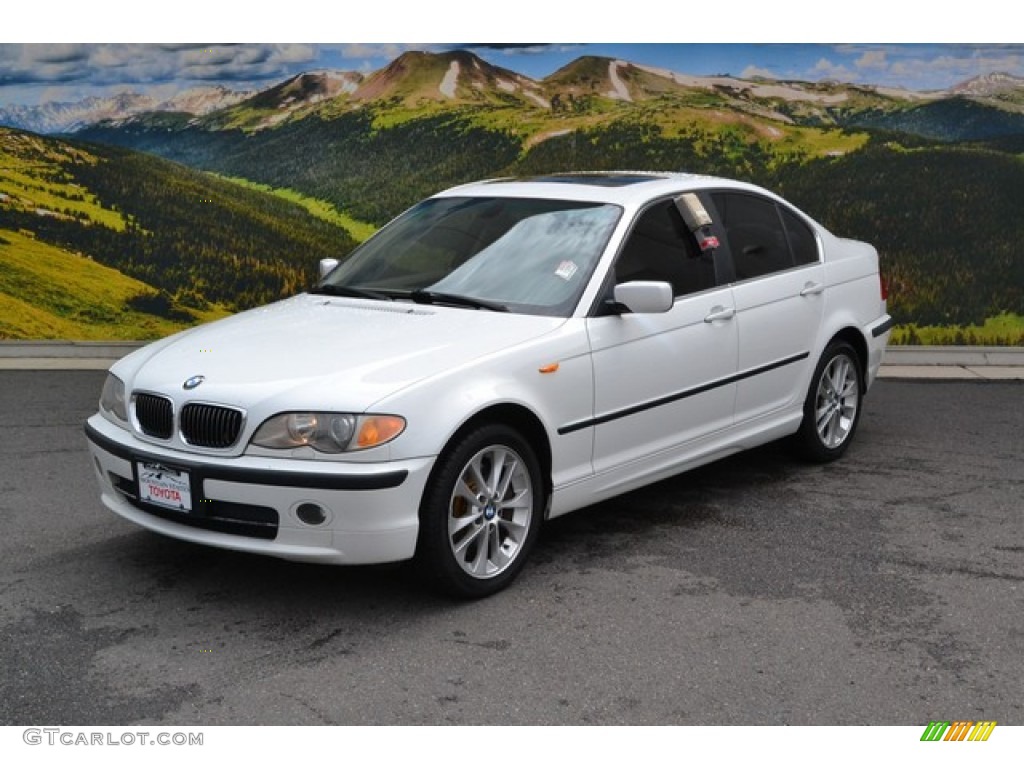 2003 3 Series 330xi Sedan - Alpine White / Beige photo #5