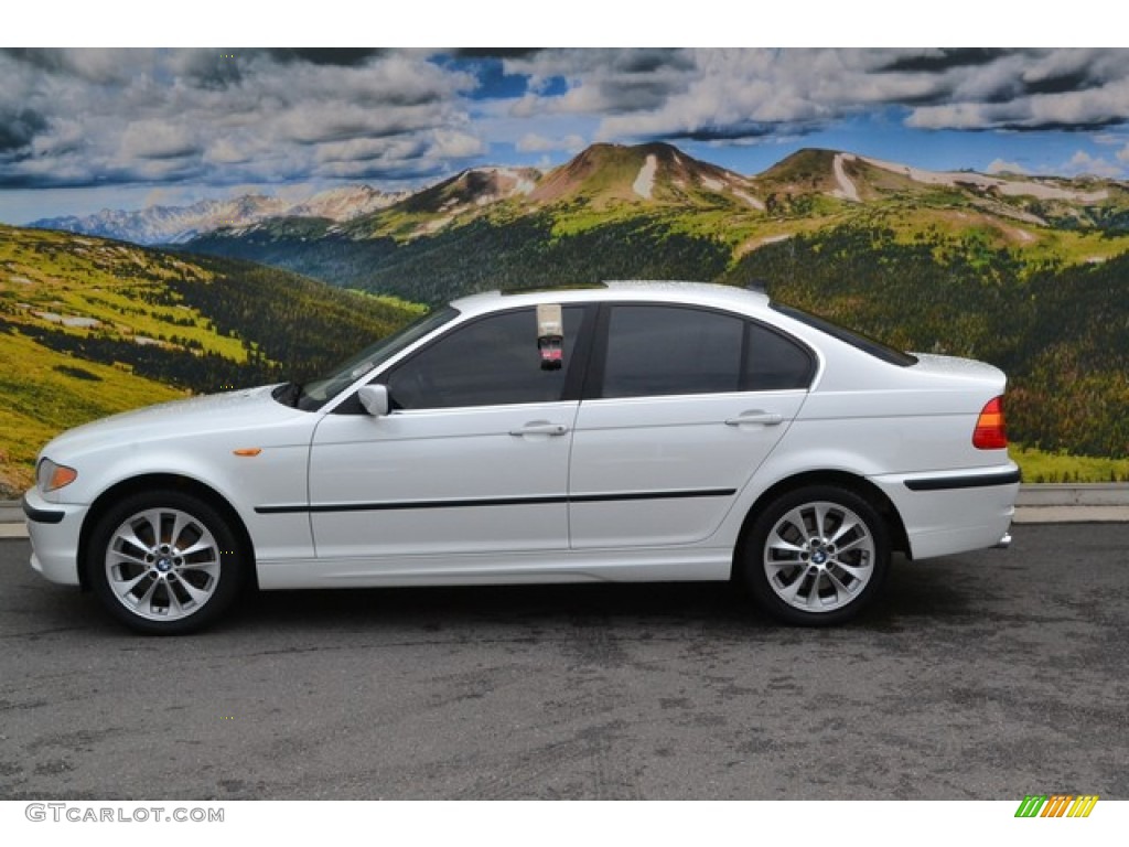 2003 3 Series 330xi Sedan - Alpine White / Beige photo #6