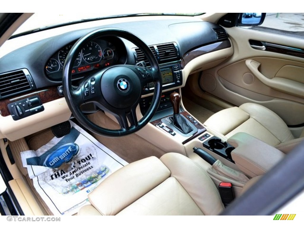 Beige Interior 2003 BMW 3 Series 330xi Sedan Photo #95962550