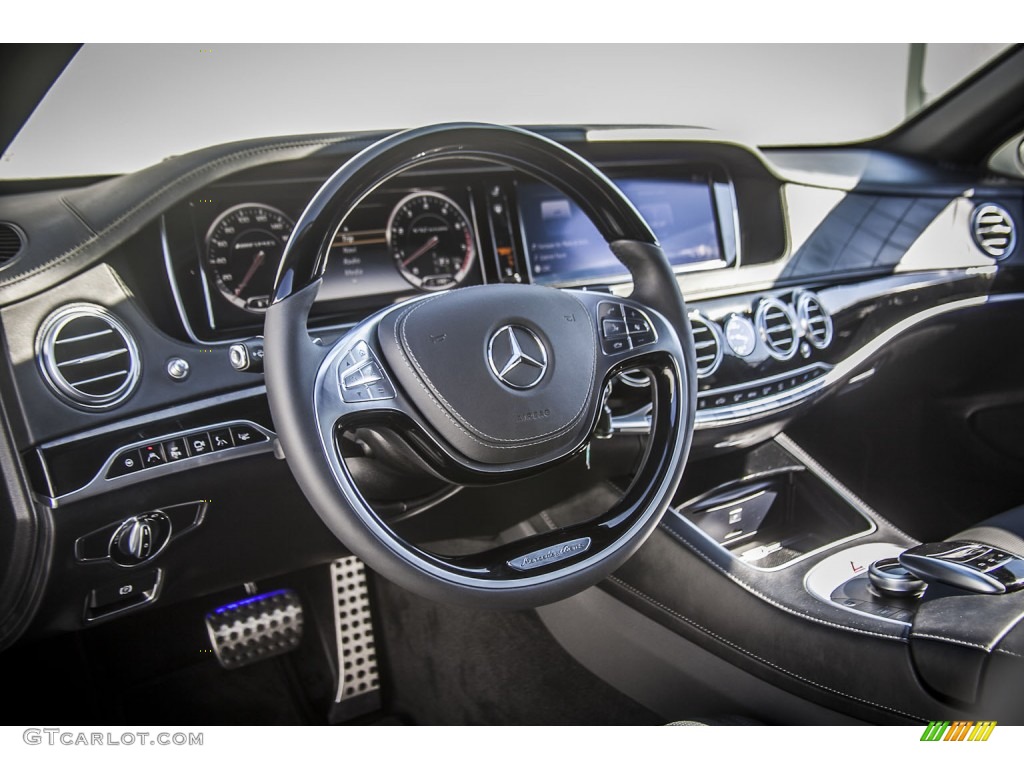 2015 Mercedes-Benz S 65 AMG Sedan Black Dashboard Photo #95962607
