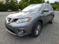 2014 Gun Metallic Nissan Rogue SL AWD  photo #3