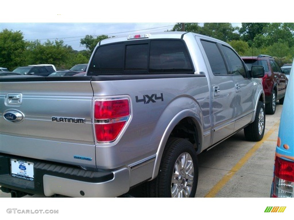 2014 F150 Platinum SuperCrew 4x4 - Ingot Silver / Black photo #1