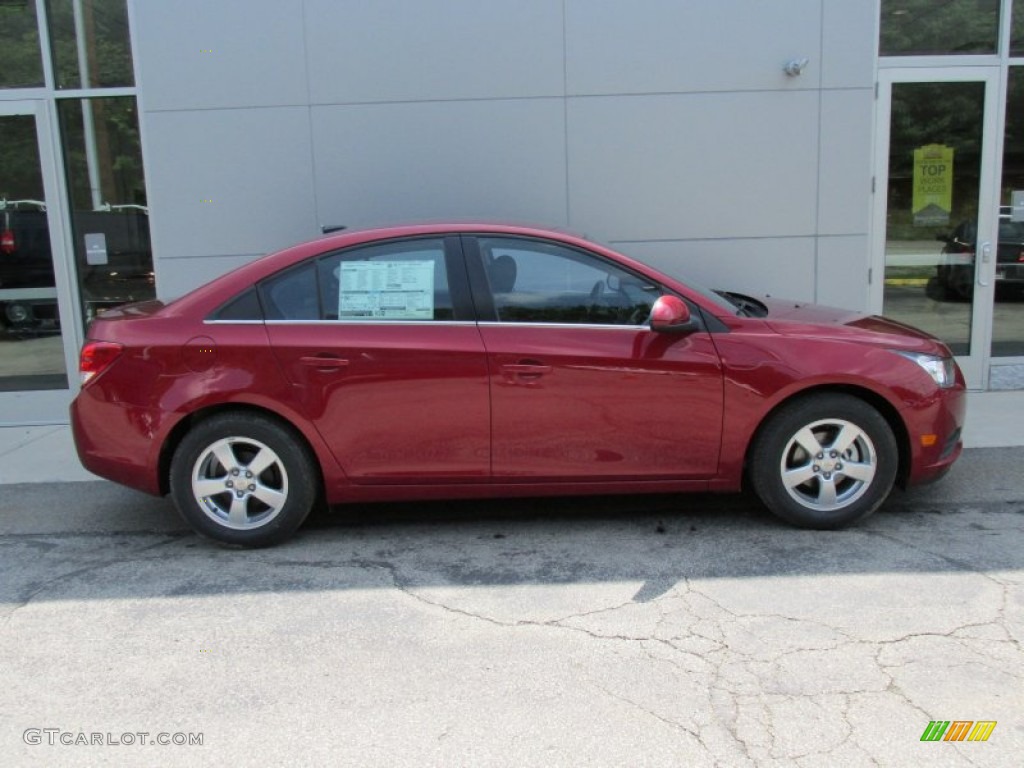 2014 Cruze LT - Crystal Red Tintcoat / Medium Titanium photo #2