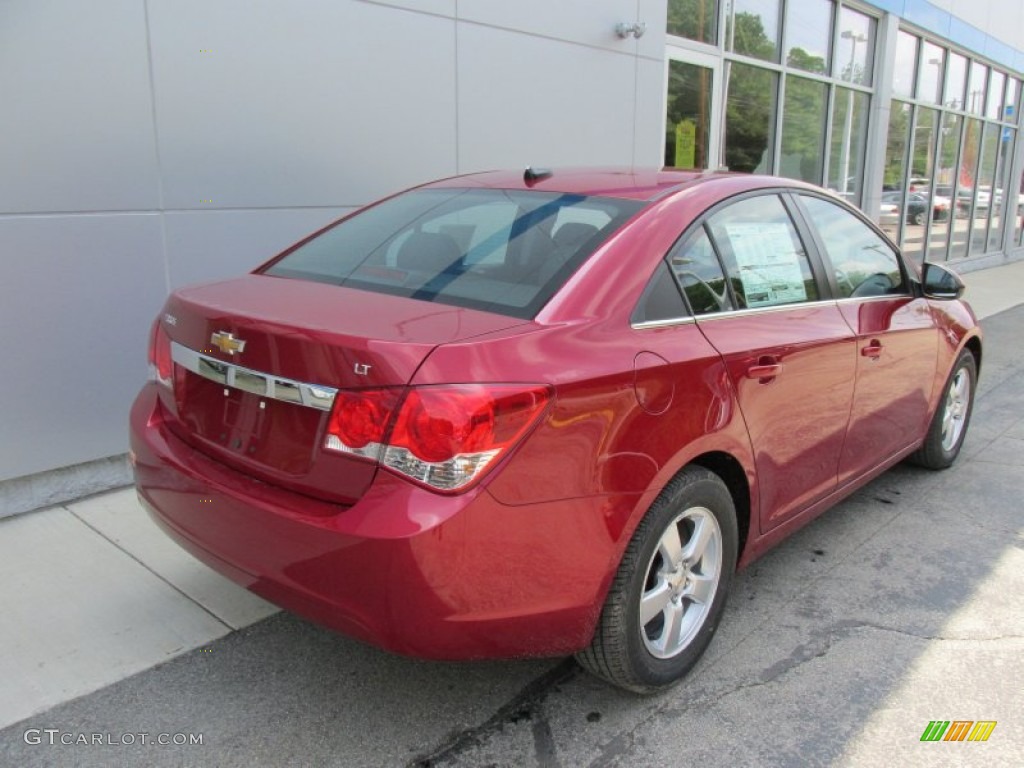 2014 Cruze LT - Crystal Red Tintcoat / Medium Titanium photo #4