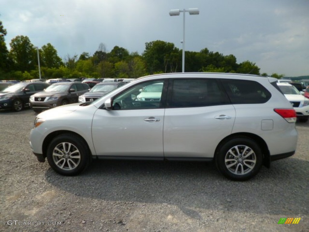 2014 Pathfinder S AWD - Brilliant Silver / Charcoal photo #4