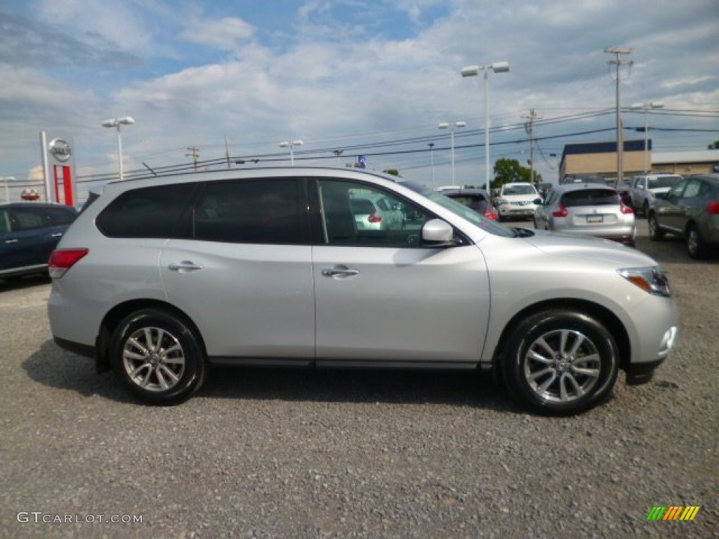 2014 Pathfinder S AWD - Brilliant Silver / Charcoal photo #8