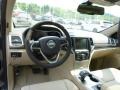 Brown/Light Frost Beige 2015 Jeep Grand Cherokee Overland 4x4 Interior Color
