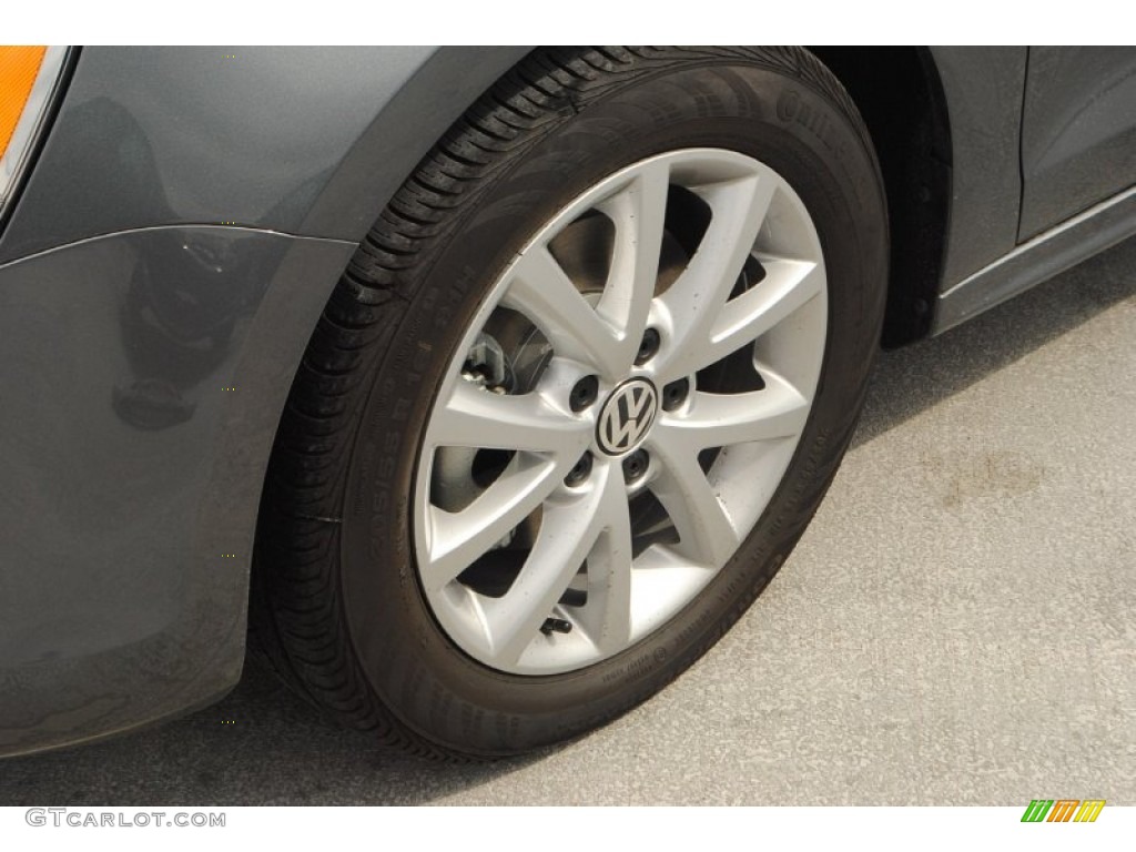 2014 Jetta SE Sedan - Platinum Gray Metallic / Titan Black photo #7