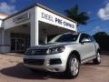 2012 Cool Silver Metallic Volkswagen Touareg VR6 FSI Lux 4XMotion  photo #1