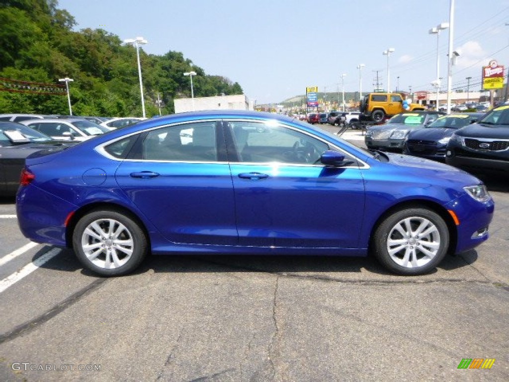 Vivid Blue Pearl 2015 Chrysler 200 Limited Exterior Photo #95970437