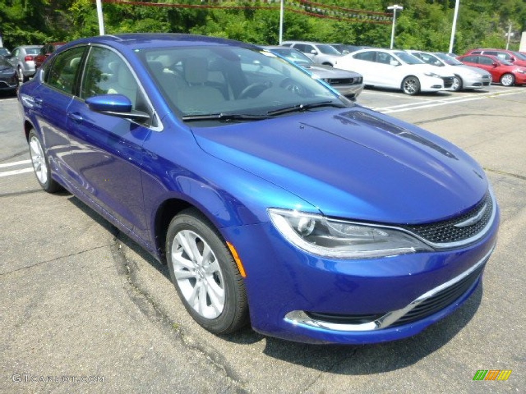 Vivid Blue Pearl 2015 Chrysler 200 Limited Exterior Photo #95970455